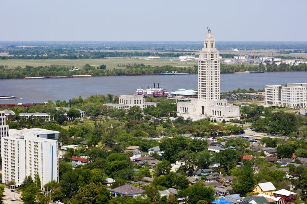 Rubber Turf Safety Surfacing-Louisiana State