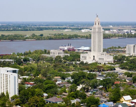 Rubber Turf Safety Surfacing-Louisiana State